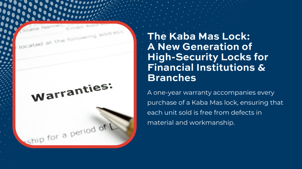 The Kaba Mas Lock - A New Generation of High-Security Locks for Financial Institutions and Branches