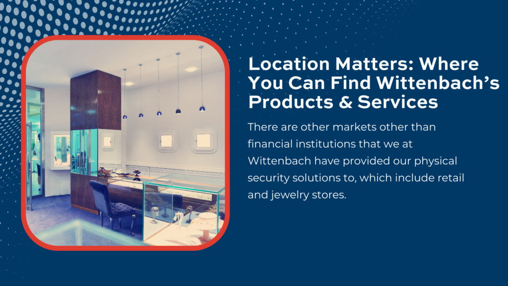 Where you can find Wittenbach's electronic security solutions