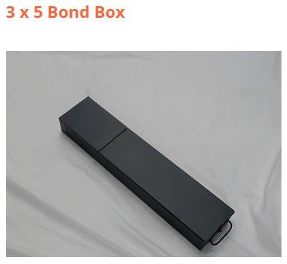 3X5 Metal Bond box N004602