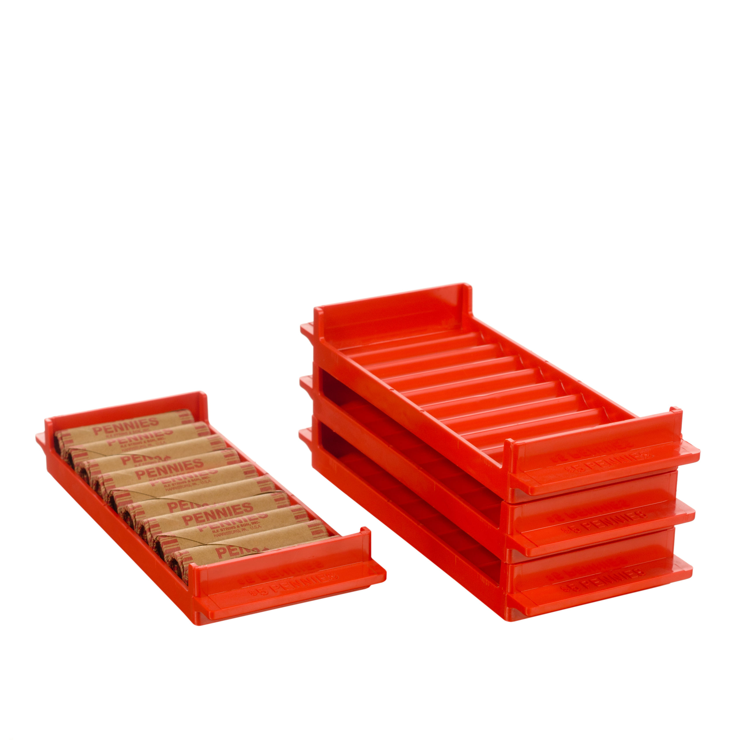 Rolled coin tray, penny N018355