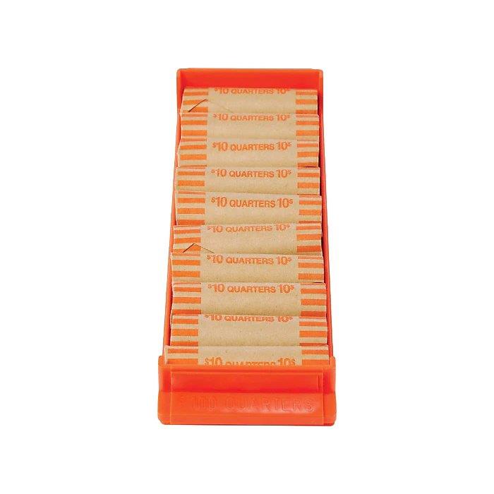 Rolled coin tray, quarter, N018358